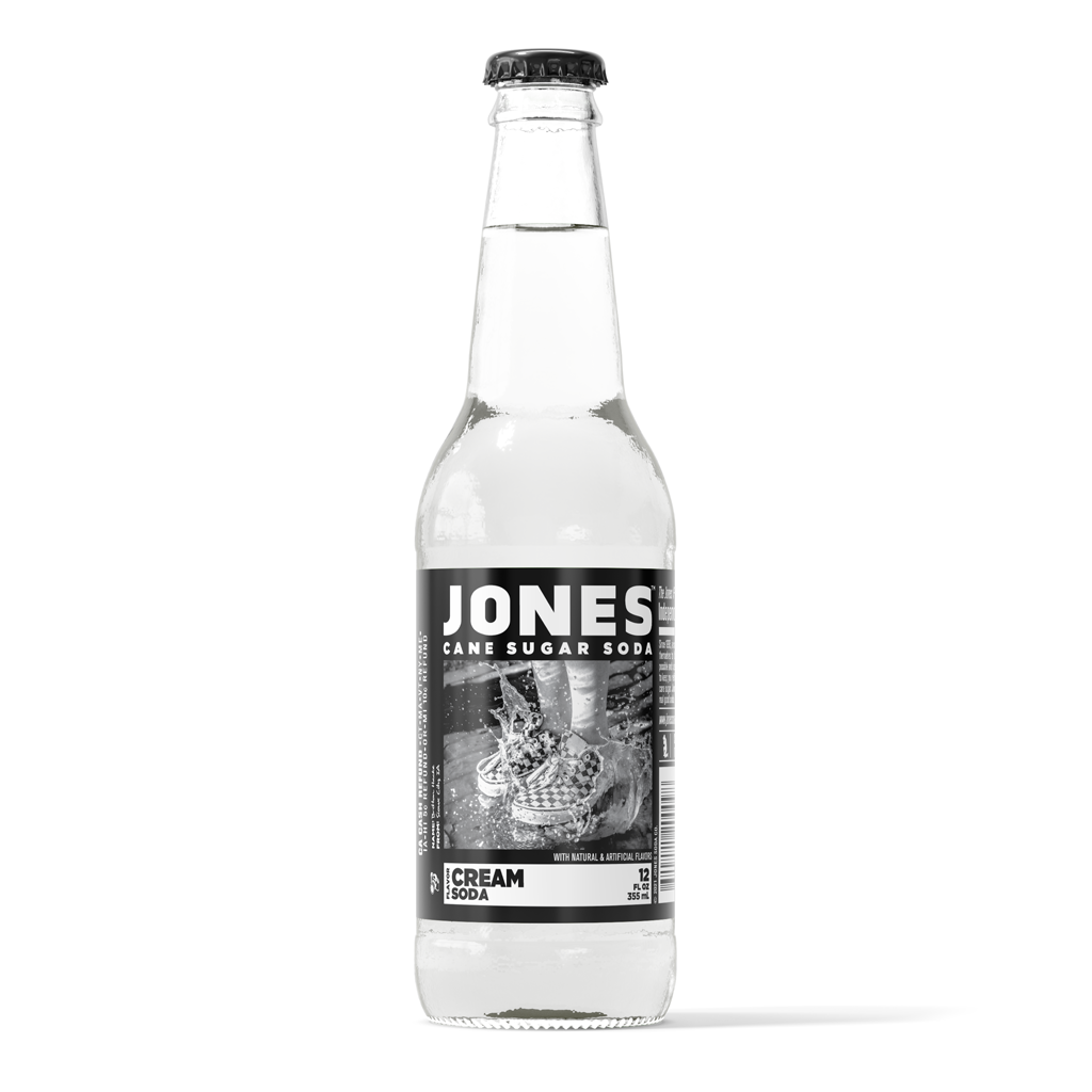 JonesN Cream Soda Cane Sugar Soda